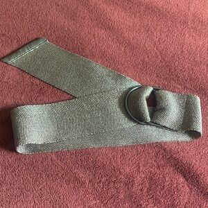 Elegant Silver Mesh Belt